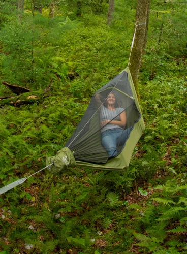 Hamak turystyczny ENO JungleNest Hammock - evergreen