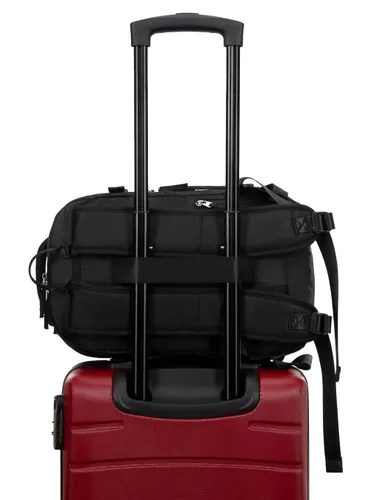 Plecak kabinowy z poszerzeniem Wittchen Free on Board 24 l - czarny