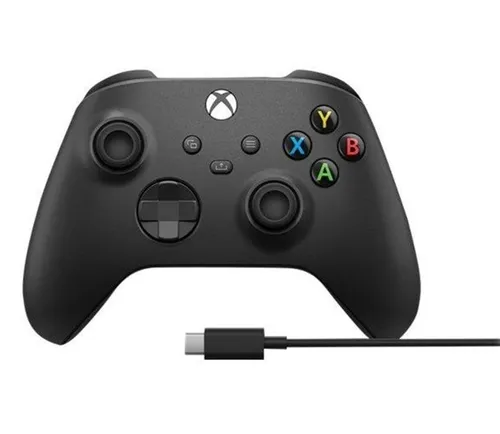 Microsoft Xbox Series Pad беспроводной Геймпад для Xbox, ПК + кабель USB-C-carbon black