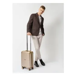 Walizka kabinowa Puccini Dallas - szampański