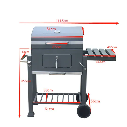 Grill węglowy VELACO VL01-GRAFIT-P Grafit