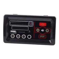 Panel Muzyczny Do Pojazdu Na Akumulator 12V Karta microSD USB Wyświetlacz LED