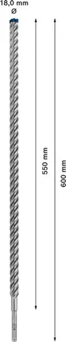 Wiertło udarowe 18x550x600mm Bosch EXPERT SDS plus-7X