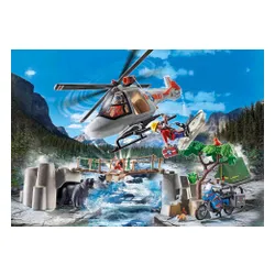 Миссия вертолета Playmobil 70663 в каньоне