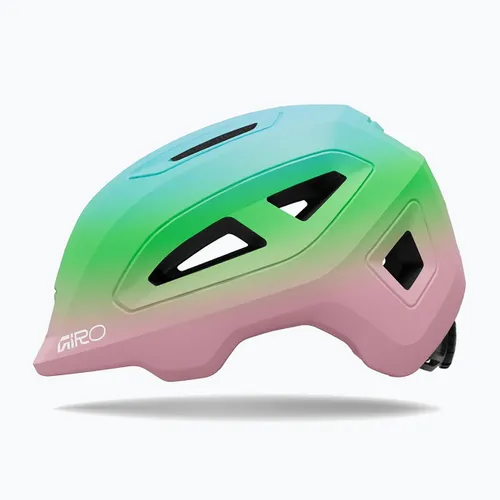 Kask rowerowy dziecięcy Giro Scamp II matte light pink/green fade