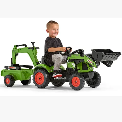 Falk Traktor z Przyczepą CLAAS Arion Backhoe ŁYŻKA + Ładowarka Od 2 Lat