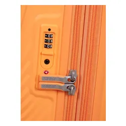 Walizka mała American Tourister Mickey Magic - peachy orange