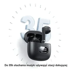 Słuchawki bezprzewodowe USAMS IA II Series TWS Douszne Bluetooth 5.3 Purpurowy