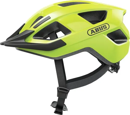 Kask rowerowy ABUS Aduro 3.0 Signal Żółty Miejski (rozmiar L)