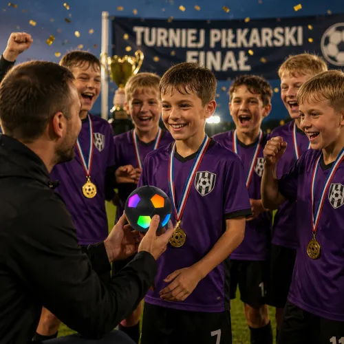Głośnik Bluetooth Musicmate MM-SB40-B FootballWave LED 5W Czarny