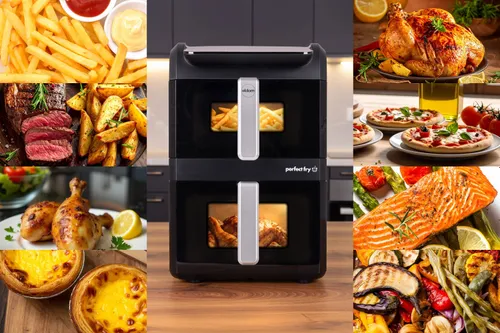 Air Fryer Frytkownica beztłuszczowa ELDOM FR300 10l z okienkiem do obserwacji postępów