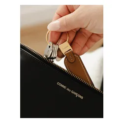 Skórzany organizer na klucze Orbitkey Loop Keychain - caramel