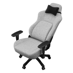 Fotel Anda Seat Phantom 4 L Gray Fabric Gamingowy do 100kg Tkanina Szary