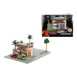 Zestaw pojazdów JADA TOYS Szybcy i wściekli Nano Scene Kawiarnia Toretto 9334914314R00