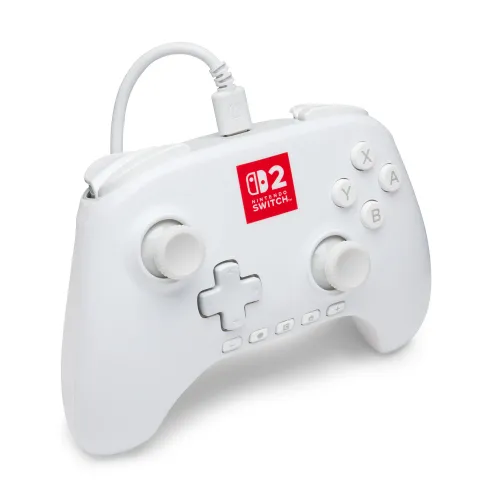 Pad PowerA Advantage Wired Controller Lumectra White do Nintendo Switch 2 Przewodowy
