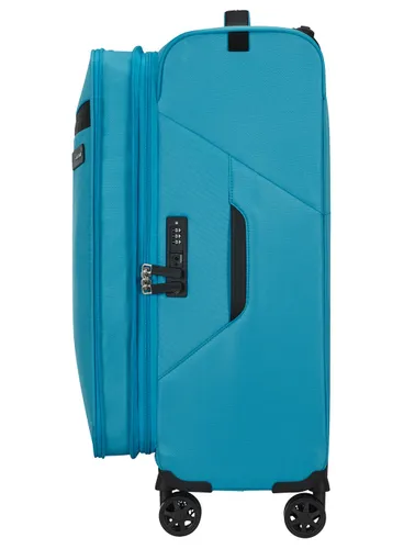 Средний расширяемый чемодан Samsonite Litebeam-ocean blue