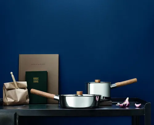 EVA SOLO Nordic Kitchen 2 l - rondel z pokrywką ze stali nierdzewnej