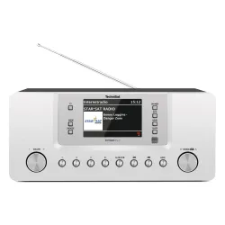 Radioodbiornik TechniSat DigitRadio 574 IR Radio FM DAB+ Internetowe Bluetooth Srebrny