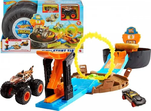 Hot Wheels Wyrzutnia Monster Truck Opona (GVK48)