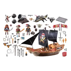 Playmobil Zestaw z figurkami Pirates 71530 Duży statek piracki