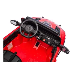 Auto Na Akumulator Dla Dzieci Dodge Ram Straż Poż Zb629-F 4X4 LED Eva Skóra