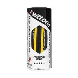 Opona rowerowa Vittoria Rubino Pro G2.0 700 x 25C czarny/żółty