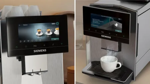 Автоматическая кофемашина Siemens EQ900 plus iAroma TQ925EZ3 холодный кофе ширина 31,5cm