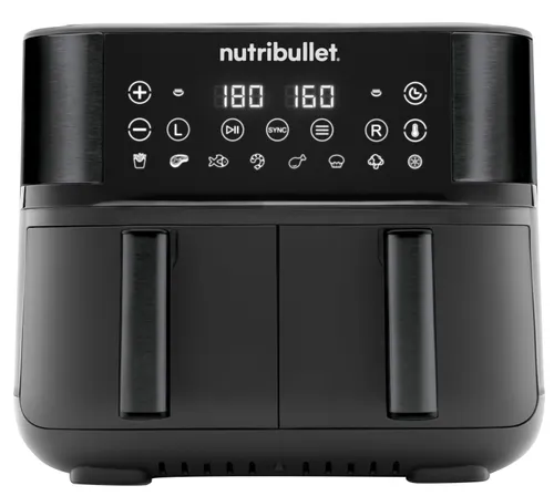 Air Fryer Frytkownica beztłuszczowa NUTRIBULLET Twin Drawer NBA081B 8l z podwójnym koszem