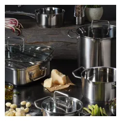 ROESLE Expertiso 3,4 l - garnek ze stali nierdzewnej z pokrywką