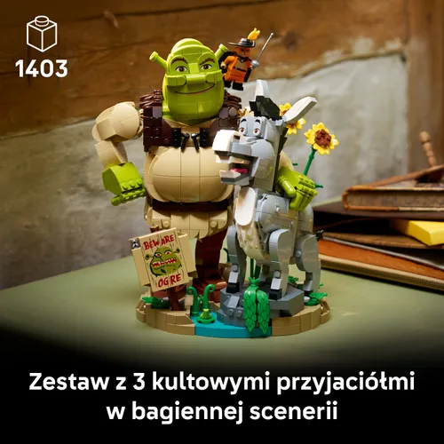 LEGO 72423 Shrek, Osioł i Kot w butach