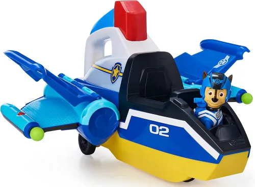 Samolot SPIN MASTER Psi Patrol Chase Wielki odrzutowiec Deluxe ze światłem i dźwiękiem