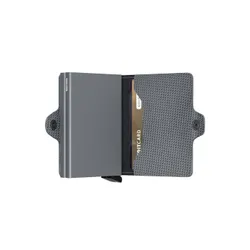 RFID Secrid Twinwallet Karbon Cep Cüzdanı-cool grey