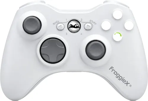 Pad FroggieX FX-X360-PC-W-WR do PC, Xbox 360 Bezprzewodowy Biały