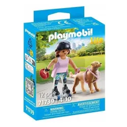 PLAYMOBIL MY LIFE 71739 SKATERKA Z RETRIVEREM zestaw dla dzieci 4+