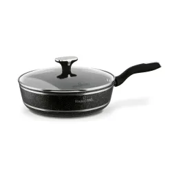 Patelnia na indukcję z pokrywką Starke Pro Celebrity Marble 28 cm