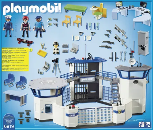 Playmobil 6919 полицейский участок с тюрьмой