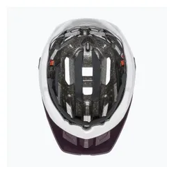Kask rowerowy UVEX Quatro CC plum/white matt