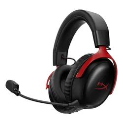 HyperX Cloud III S Wireless czerwony