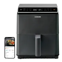 Air Fryer Frytkownica beztłuszczowa COSORI CAF-P681S-KEUR Dual Blaze 6.4l Wi-Fi zabezpieczenie przed przegrzaniem