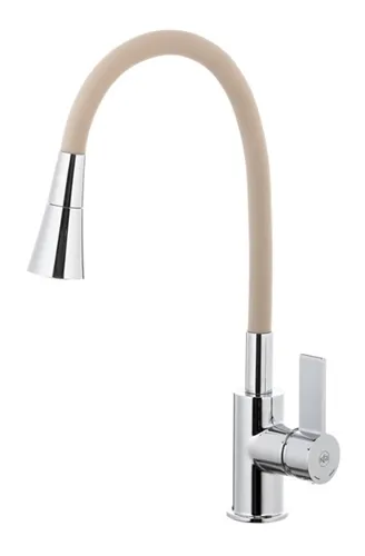 Bateria KFA ARMATURA Rumba Duo 6553-925-51 Chrom-beżowy