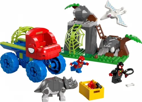 LEGO Klocki SPIDEY 11199 Misja ratunkowa zespołu Spidey'ego w dinoterenówce