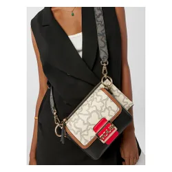 Geanta TOUS Bandolera Doble K Icon 2001502659 Neagra