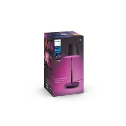 Lampa biurkowa Philips Hue Go White and Colour Ambiance Czarny