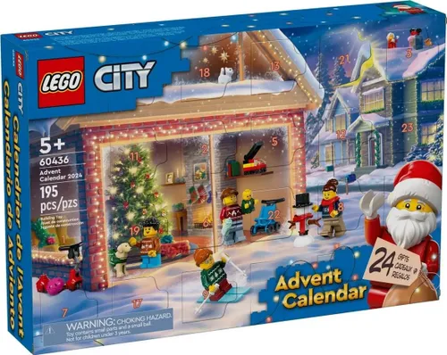 LEGO City 60436 Kalendarz Adwentowy 2024