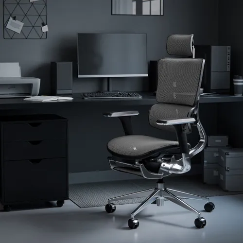 Fotel DIABLO CHAIRS V-Master Czarno-szary