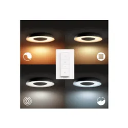 Lampa sufitowa Philips Hue White Ambiance Still 929003055501 Czarny