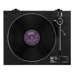Gramofon DUAL CS 529 BT Czarny, Automatyczny, Napęd paskowy,PrędkośĆ odtw. 33,45,78 obr./min,Bluetooth