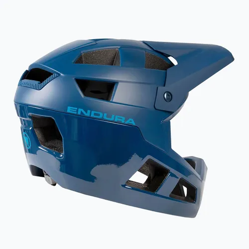 Kask rowerowy Endura Singletrack Full Face blueberry