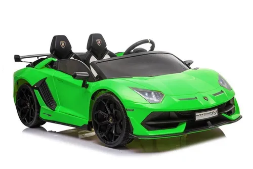 Auto Na Akumulator Dla 2 Dzieci Lamborghini Aventador Drift 15Km/H 2X200W Pilot LED Eva Skóra MP3