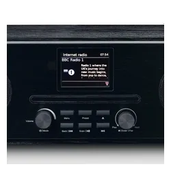 Radioodbiornik Lenco DIR-261BK Radio FM DAB+ Internetowe Bluetooth Czarny